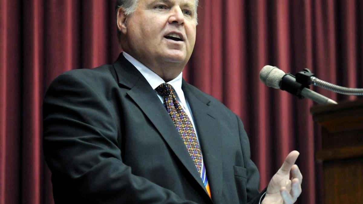 Conservative commentator Rush Limbaugh has created a storm of his own by suggesting that the "panic" caused by Hurricane Irma benefits those seeking action on climate change.