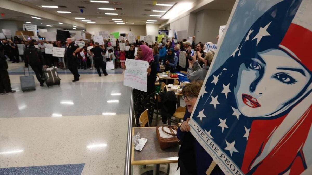 President Donald Trump’s executive order banning entry of Muslims from certain countries in the Middle East, caused turmoil at airports in 2017.