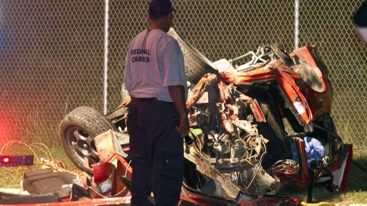 Numerous alcohol containers were found at the scene of this crash on West Long Avenue in Fort Worth.