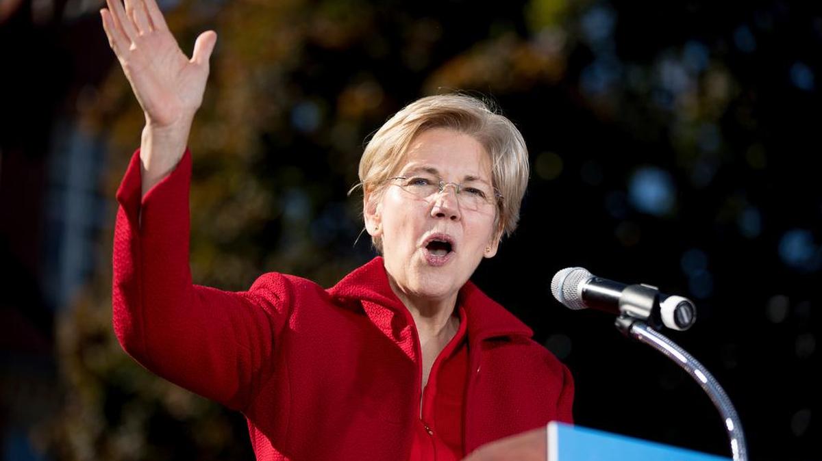 Sen. Elizabeth Warren, D-Mass. , is a leader of her party, yet she is losing popularity in her home state.