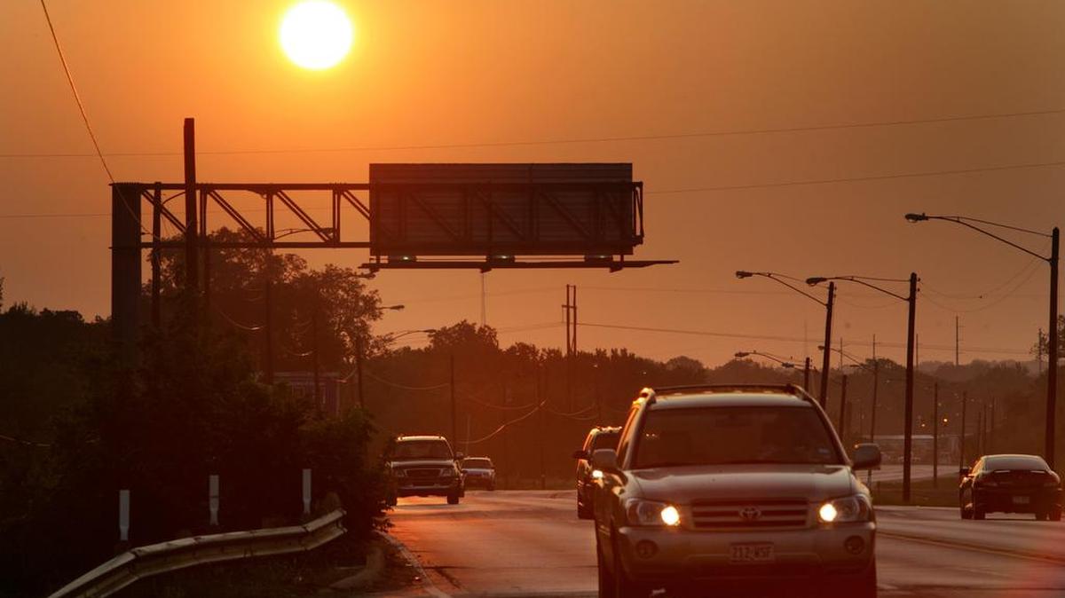 Poor air quality days like this one on Aug. 27, 2008, are less frequent as ozone levels have improved.