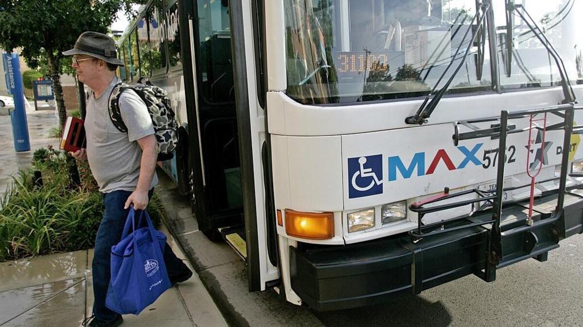 The Metro Arlington Express bus route to the Trinity Railway Express CentrePort station will be re-evaluated next year.