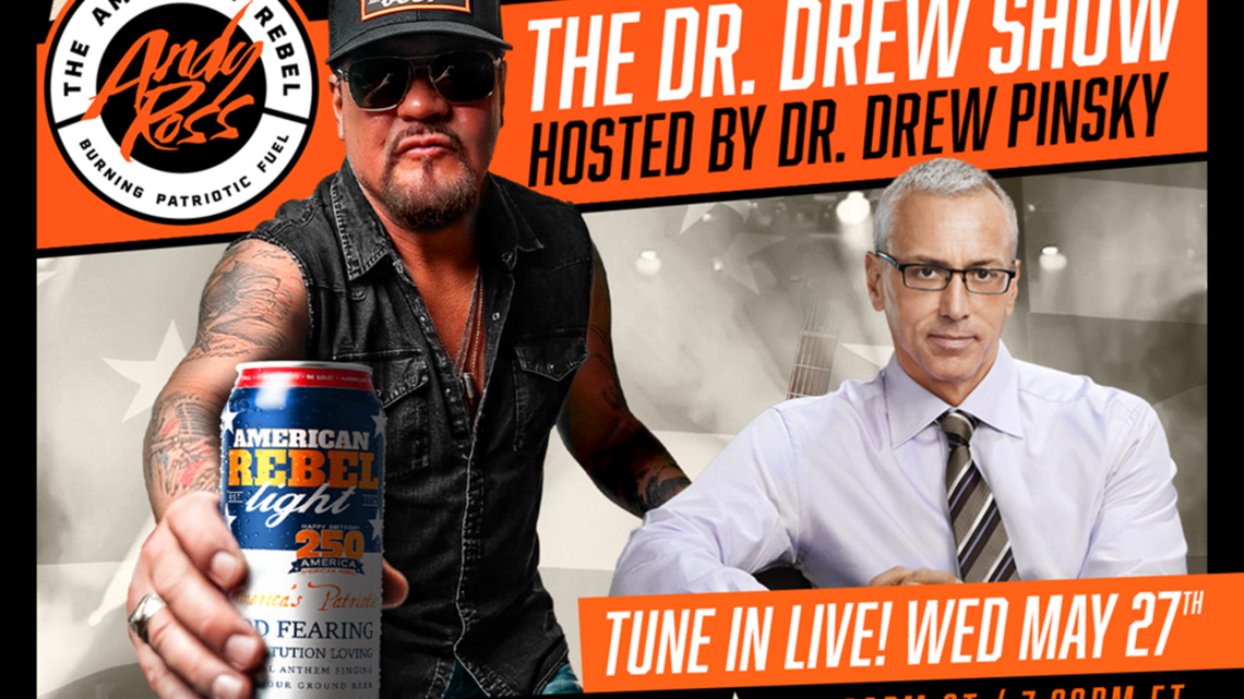 American Rebel CEO Andy Ross Appeared Last Night on Dr. Drew, Defending American Freedoms and Celebrating the Spirit of the American Dream 