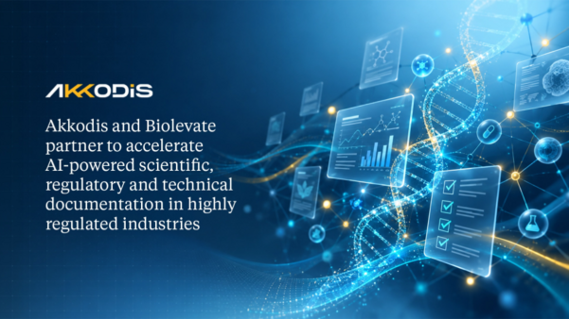 Akkodis and Biolevate Partner to Accelerate AI-Powered Scientific, Regulatory and Technical Documentation in Highly Regulated Industries 