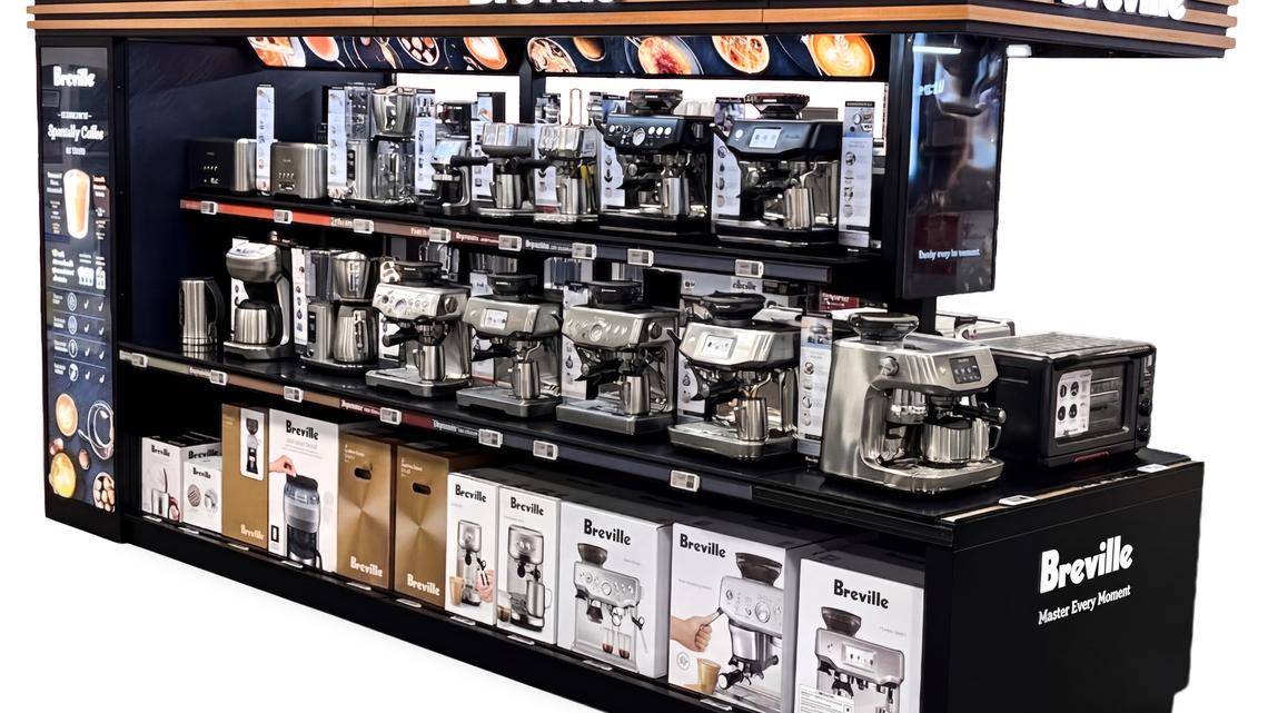 ImageWorks Display Wins GOLD at the Shop! OMA Awards for Breville Brand Expression Display 