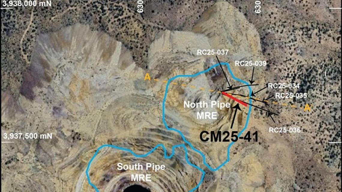 Diamond Drilling Confirms Wide Gold Intercept in Northeast Extension of North Pipe at Colosseum 