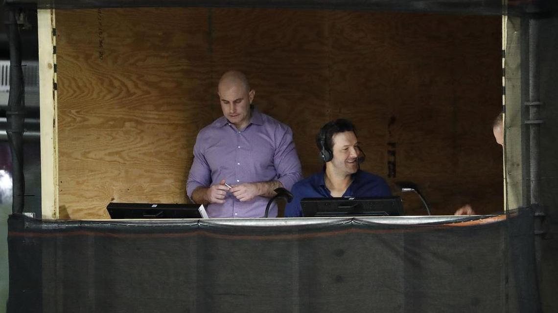 Tony Romo has been practicing to get ready for his analyst debut with CBS Sports.