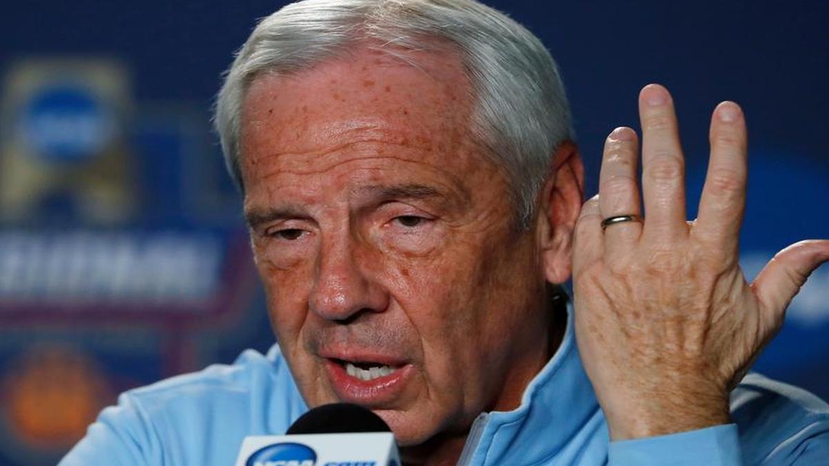 North Carolina coach Roy Williams will send his Tar Heels against Notre Dame at 7:49 p.m. (approximately) Sunday for a berth in the NCAA Final Four. The game is on TBS.