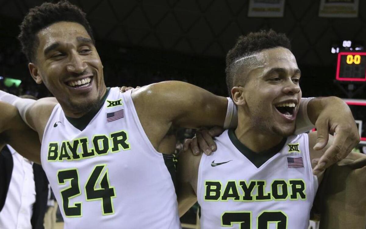 Ishmail Wainright, left, guard Manu Lecomte and the No. 6 Baylor Bears take on the Texas Longhorns on Tuesday in Waco. ESPN2 has the telecast beginning at 6 p.m.