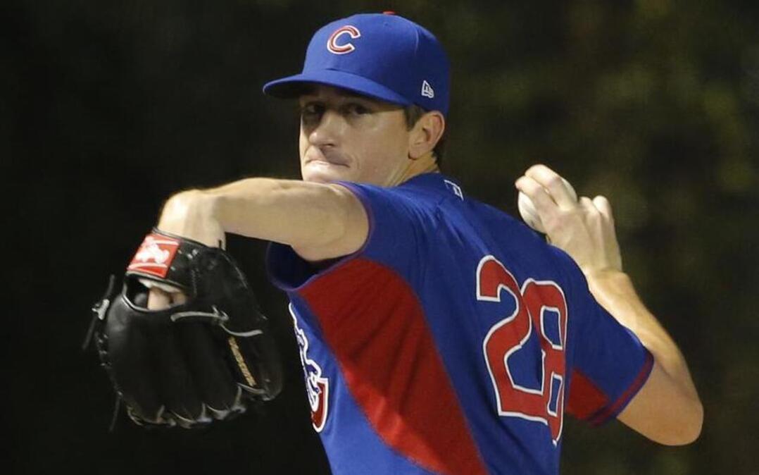 Former Texas Rangers prospect Kyle Hendricks pitches for the Chicago Cubs at 7 p.m. Sunday in Game 2 of the NL Championship Series at Wrigley Field. The game will be telecast on FS1.