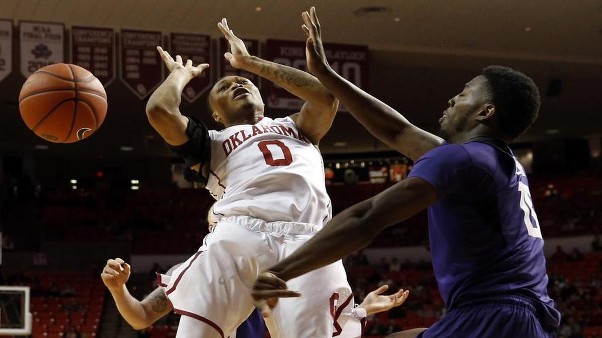 TCU and JD Miller, right, hope to avenge Saturday’s defeat to Oklahoma and Darrion Strong-Moore on Wednesday in the first round of the Big 12 tournament in Kansas City, Mo. Tip-off is set for 6 p.m. on ESPNU.
