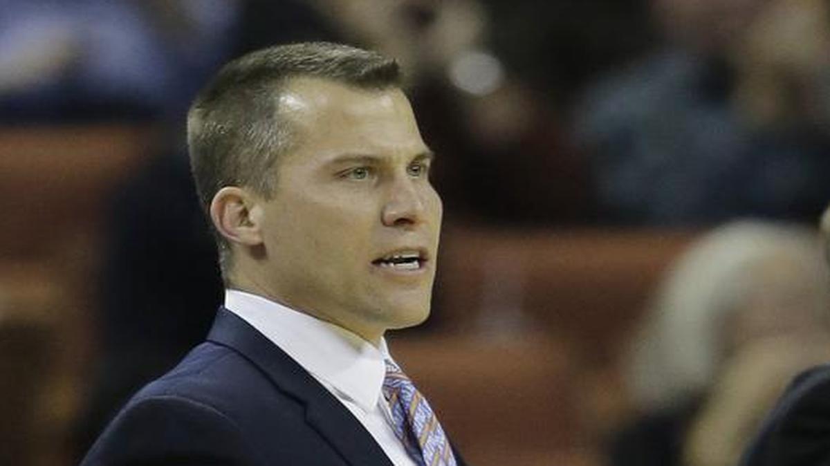 UT Arlington coach Scott Cross, left, and the Mavericks men host Louisiana-Lafayette at 8 p.m. Monday at College Park Center. The game will be streamed live online on ESPN3.