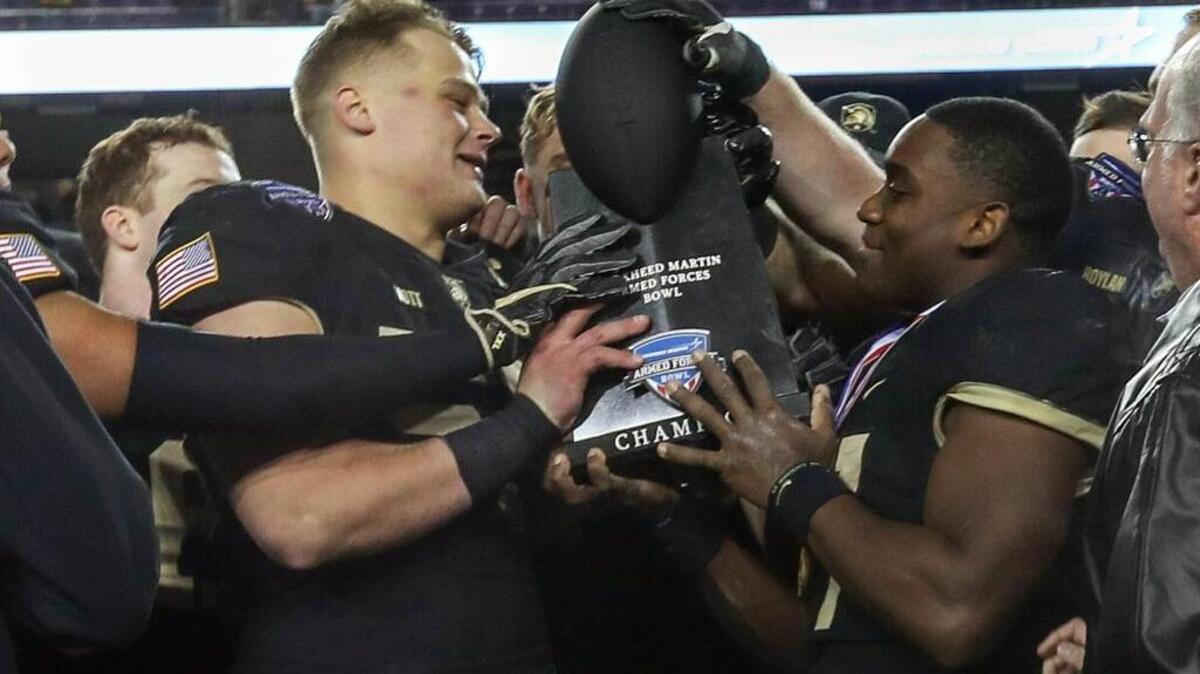 The Army West Point Black Knights beat the San Diego State Aztecs, 42-35 Saturday, December 23, 2017 in the Armed Forces Bowl played at Amon Carter Stadium in Fort Worth, TX.