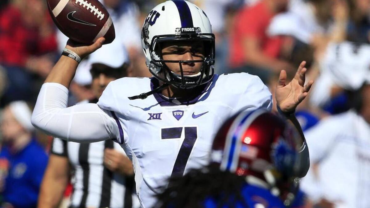 TCU quarterback Kenny Hill starred at Southlake Carroll.