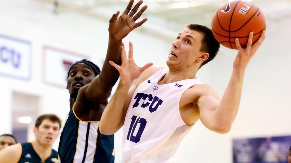TCU sophomore forward Vladimir Brodziansky was the Big 12 newcomer of the week after recording 19 points and 10 rebounds Friday against Southeastern Louisiana.