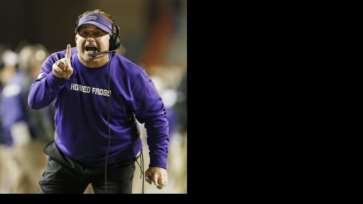 
TCU coach Gary Patterson is considering making a few changes to the defesnse during the off-season. (Star-Telegram/Ron T. Ennis)
