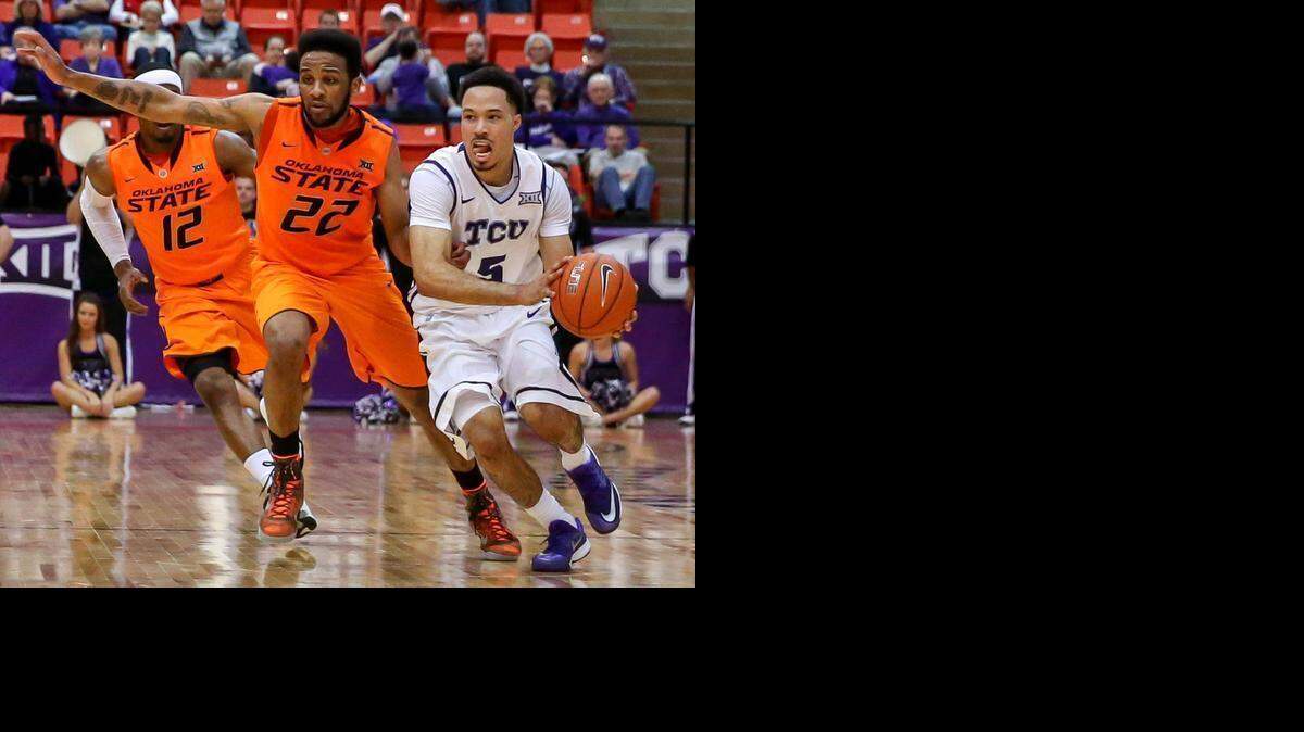 
Guard Kyan Anderson and TCU play their final game in Wilkerson-Greines Activity Center Saturday against Iowa State. The Horned Frogs have won three straight there.
