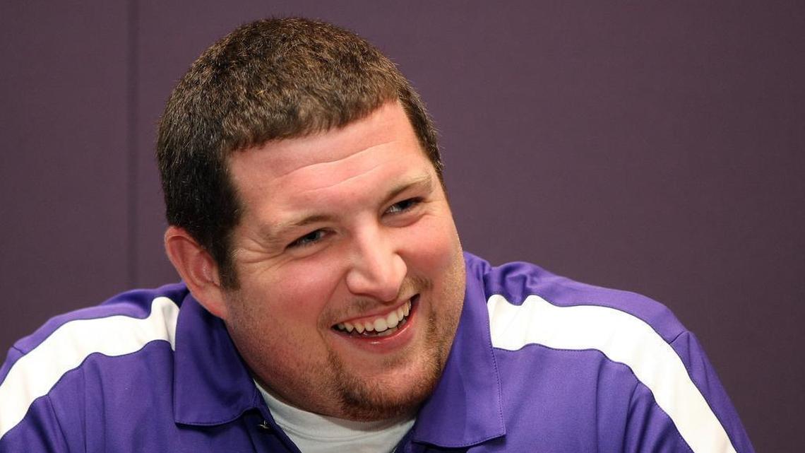 Former TCU offensive tackle Jeff Olson is pictured in this file photo.
