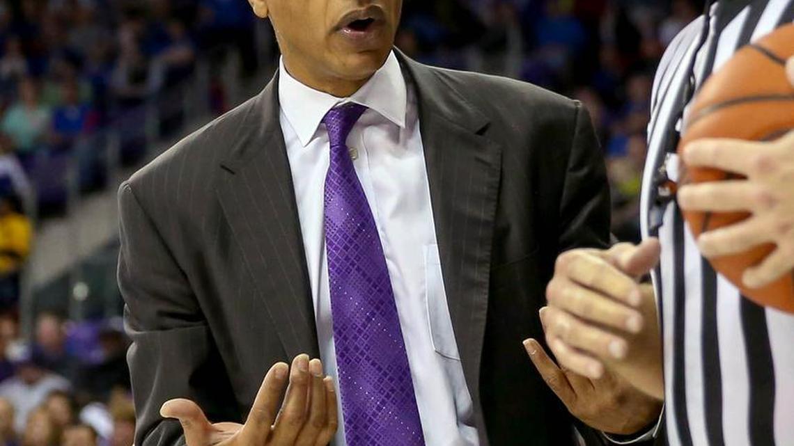 TCU head coach Trent Johnson tries to get an answer.