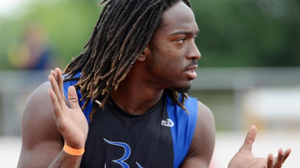 Brandon Bowen has committed to play football at TCU. He also starred on the track team, winning the 6A Region I high jump and placing third in the event at state.