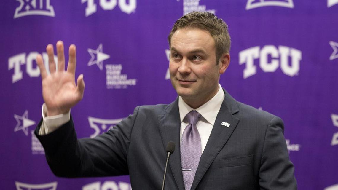 New TCU athletic director Jeremiah Donati said Monday that “it’s up to me to continue the momentum and figure out a way to take it higher.”