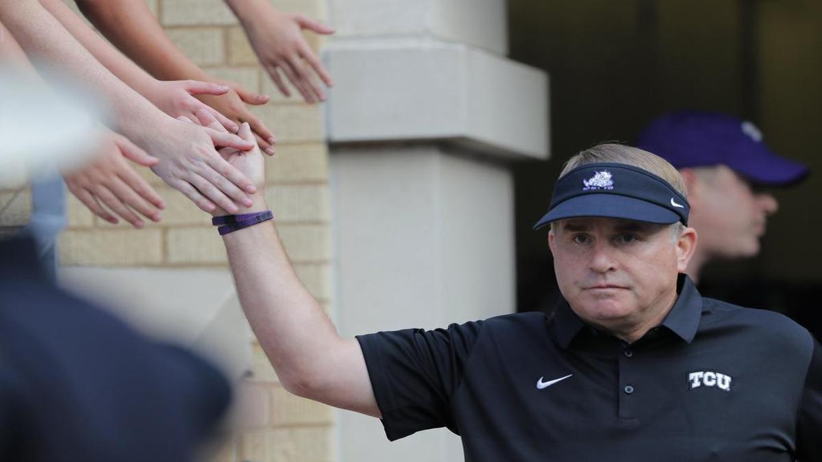 TCU Horned Frogs head coach Gary Patterson watched his team take a 7-0 lead on their first possession Saturday night at true freshman Kenedy Snell scored on an amazing 13-yard reception that saw him run from sideline to the other.