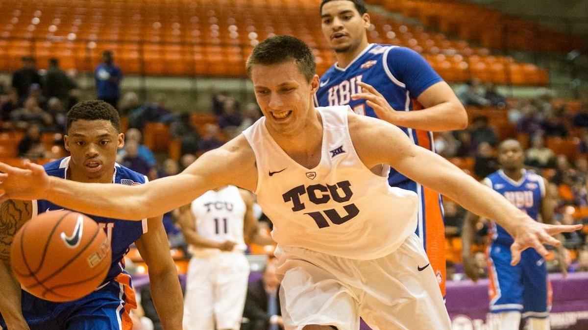 Vladimir Brodziansky (10) has given TCU an early spark by averaging 14.3 points per game.