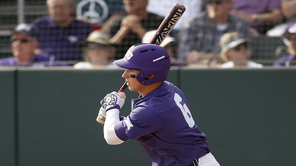 Nolan Brown, pictured in a game earlier this season, had four RBIs on Sunday against UC Irvine.