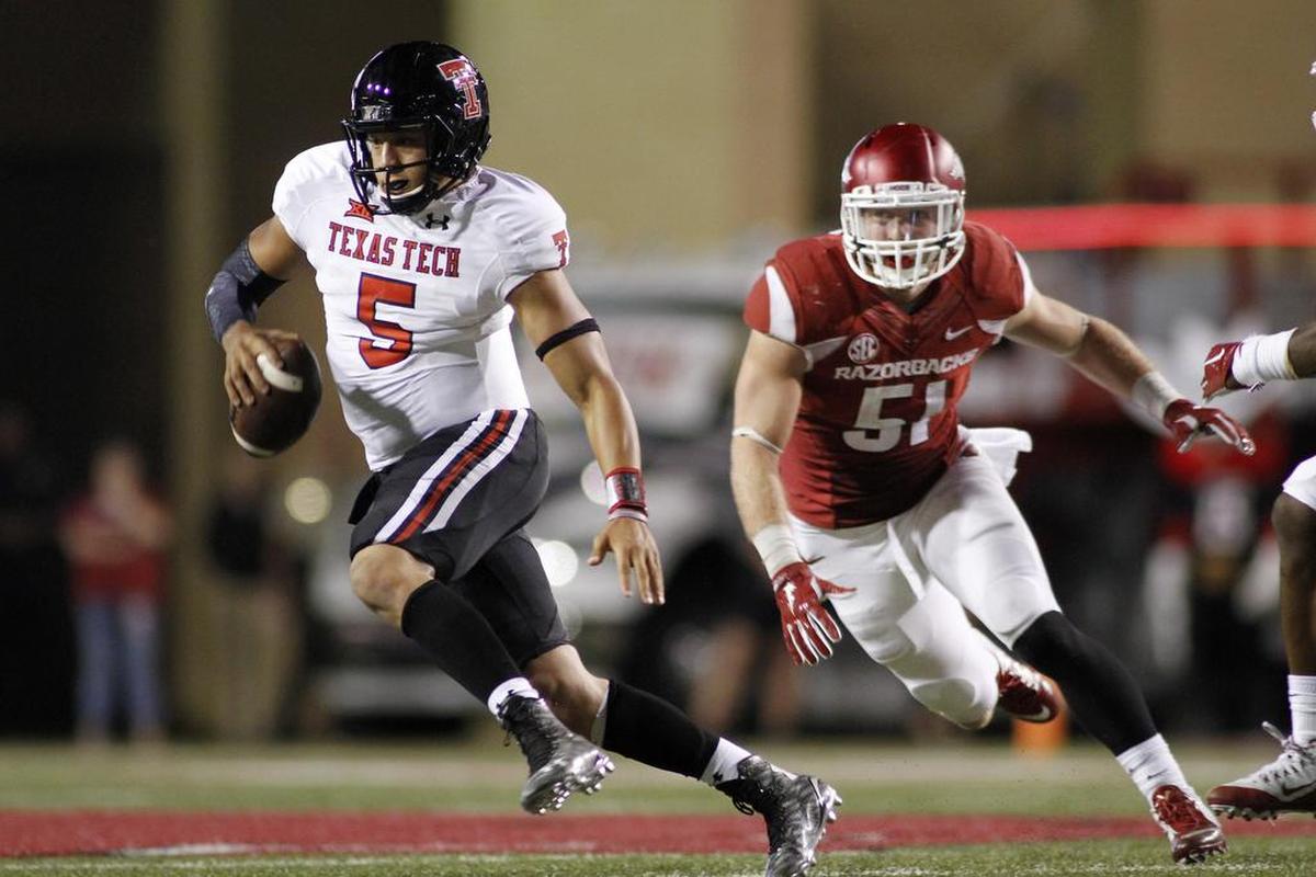 Texas Tech quarterback Patrick Mahomes has thrown for 1,029 yards and nine touchdowns and rushed for 129 yards.