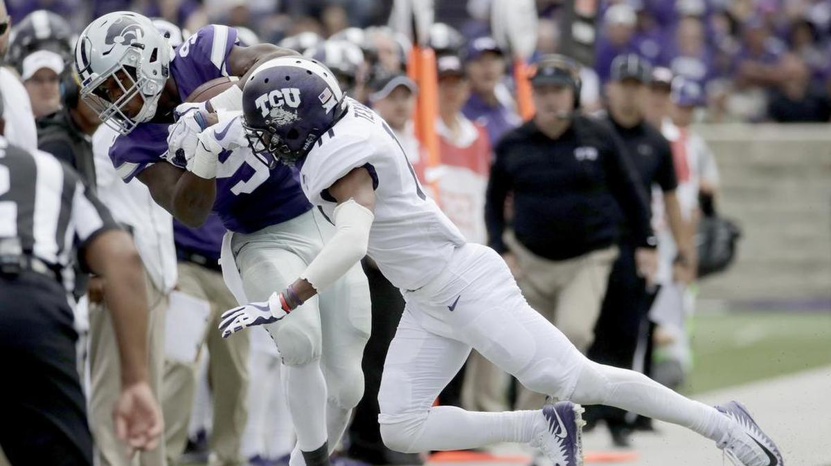 TCU cornerback Ranthony Texada, right, knows the good work the Frogs have done this season, including a win over Bryon Pringle and Kansas State, could be compromised by a bad afternoon Saturday in Ames, Iowa.
