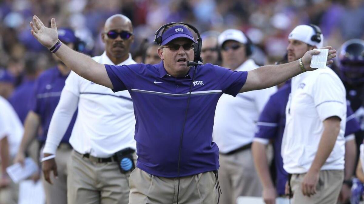 TCU football coach Gary Patterson made four changes to his starting lineup in Saturday’s game against No. 12 West Virginia, including the returns of two players who had missed multiple games with injuries: center Austin Schlottmann and cornerback Julius Lewis.