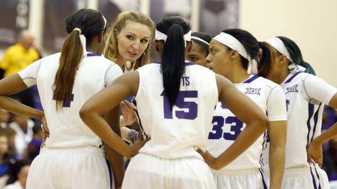 
TCU coach Raegan Pebley and the Horned Frogs have a point to prove as the leave the friendly confines of the University Recreation Center. TCU plays at Southern Mississippi at 2 p.m. Sunday. 
