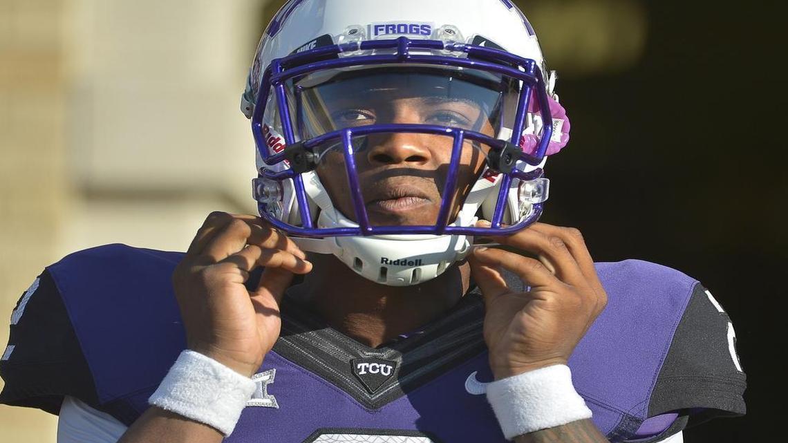 
TCU quarterback Trevone Boykin and the Horned Frogs strap on their helmets for the start of another season Thursday night i Minnesota. They are 14-point favorites, but trying to think like underdogs.
