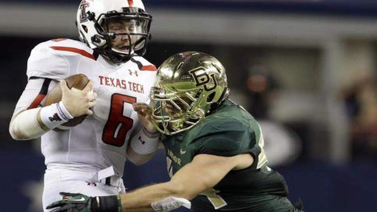 
Bryce Hager was a second-team all-Big 12 selection from 2012-14 but was part of a Baylor recruiting class in 2010 that was only ranked 39th nationally.
