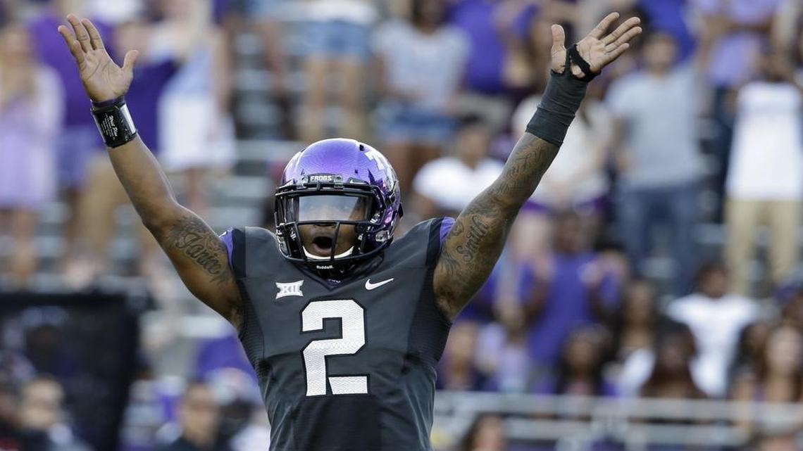 
TCU returns 10 starters on offense, including quarterback Trevone Boykin.

