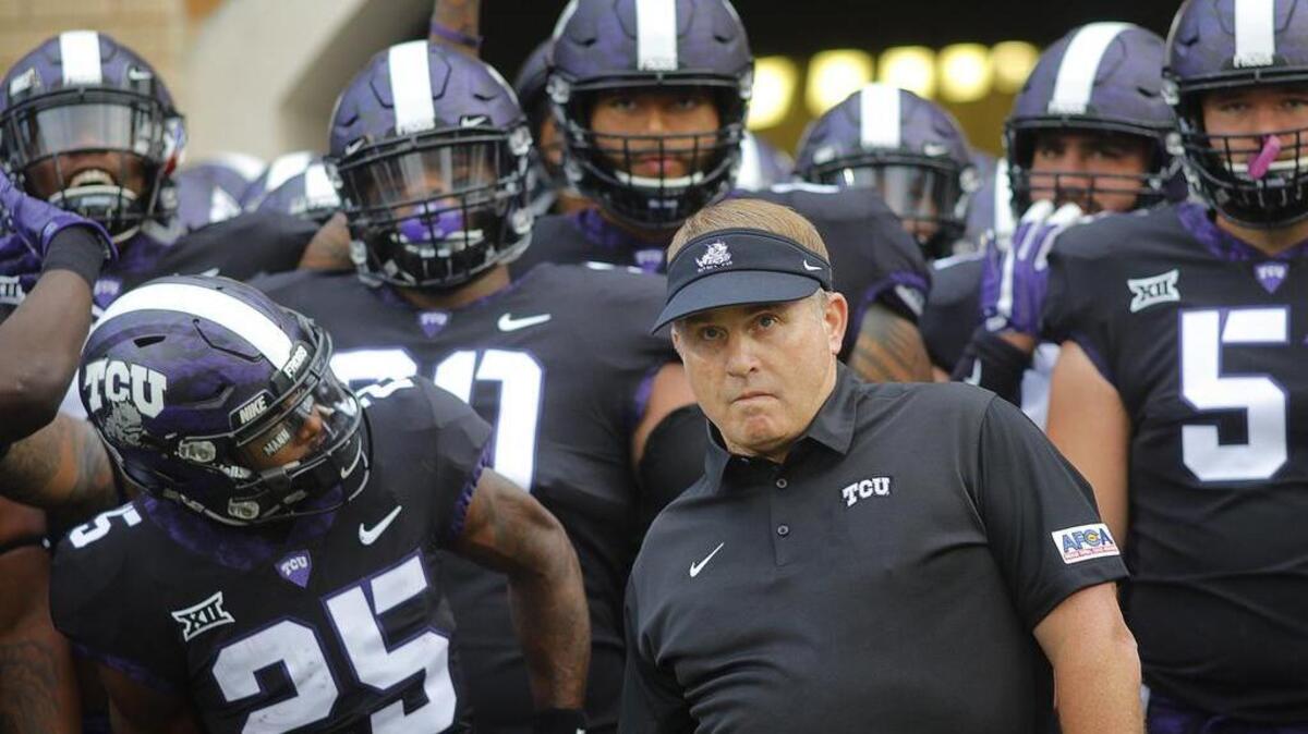 TCU coach Gary Patterson and his players will be in action on Dec. 28 against Stanford in the Alamo Bowl.