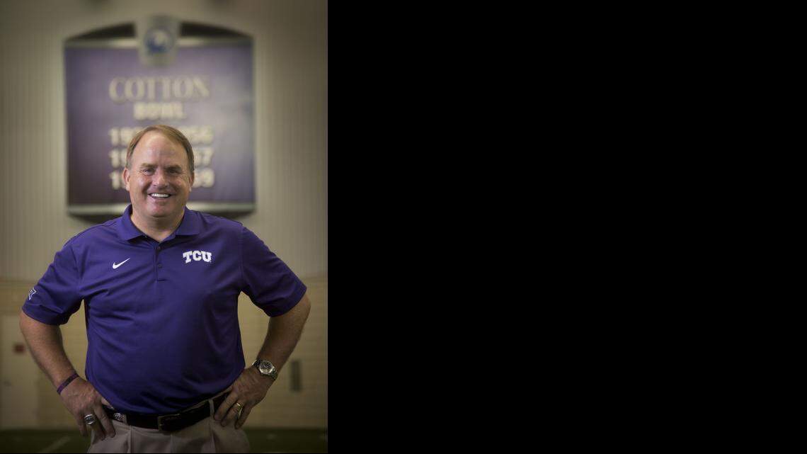 
TCU’s Gary Patterson is the Home Depot Coach of the Year after leading the Horned Frogs to an 11-1 season. (Star-Telegram/Rodger Mallison)
