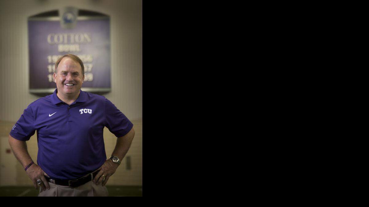 
TCU’s Gary Patterson is the Home Depot Coach of the Year after leading the Horned Frogs to an 11-1 season. (Star-Telegram/Rodger Mallison)
