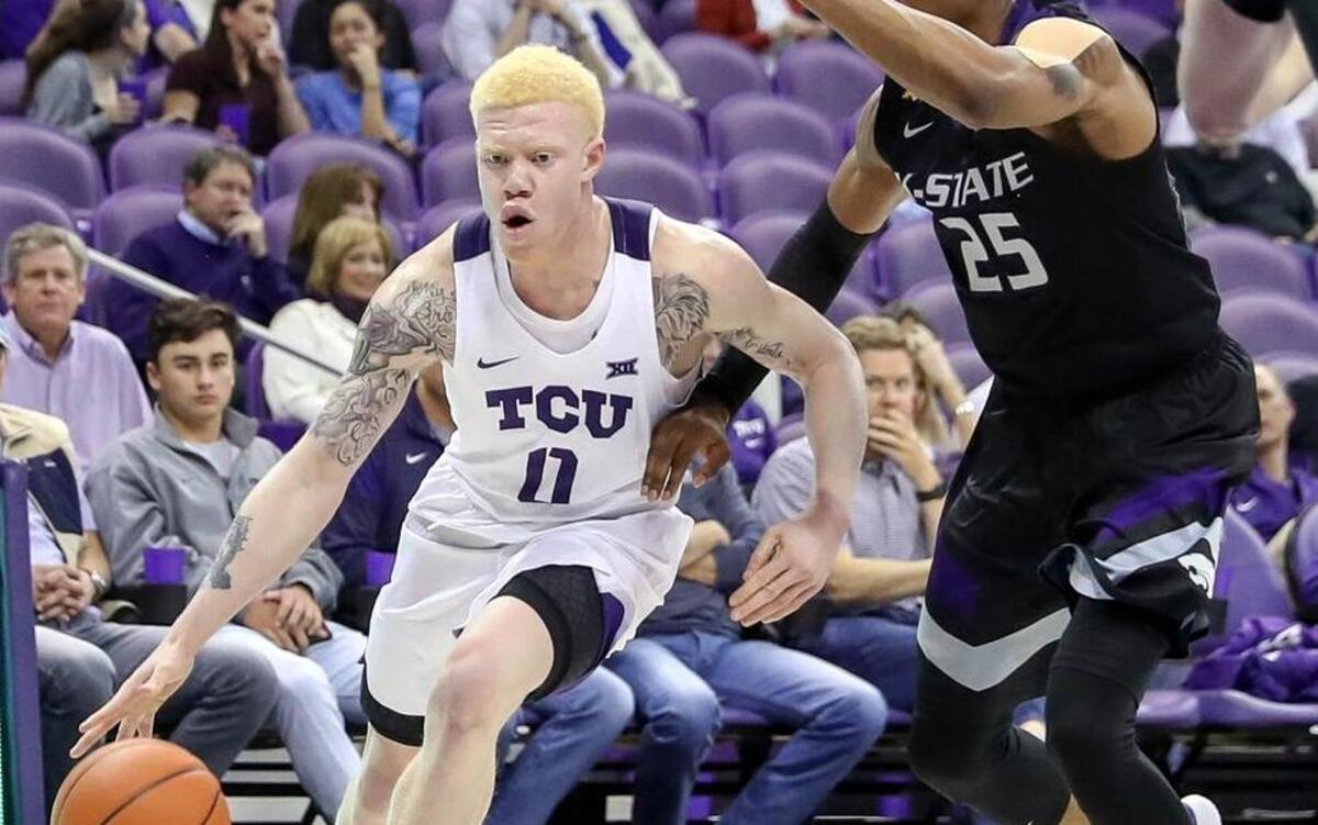 TCU guard Jaylen Fisher, left, suffered a broken wrist in the NIT opener and is out for Sunday’s game against Iowa and the rest of the season.