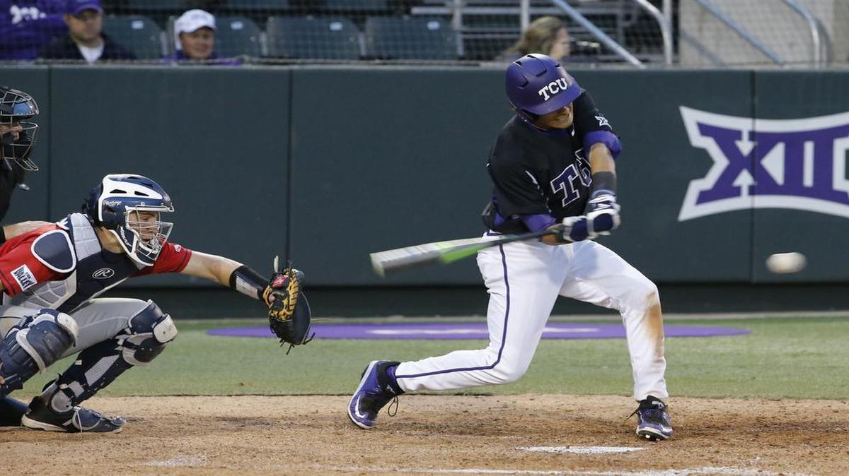 Elliott Barzilli had four hits and two RBIs in helping TCU pull away from Penn State 9-5.