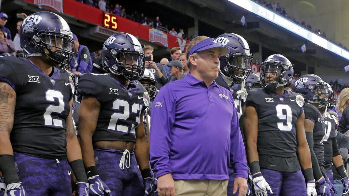 TCU head coach Gary Patterson picked up a commitment from a Houston linebacker on Monday night. (Rodger Mallison/Fort Worth Star-Telegram/TNS)
