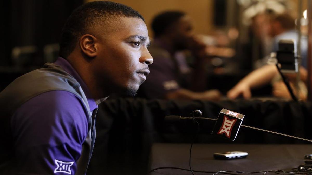 
TCU quarterback Trevone Boykin had a quiet off-season, and a good session with reporters at the Big 12 Media Day.


