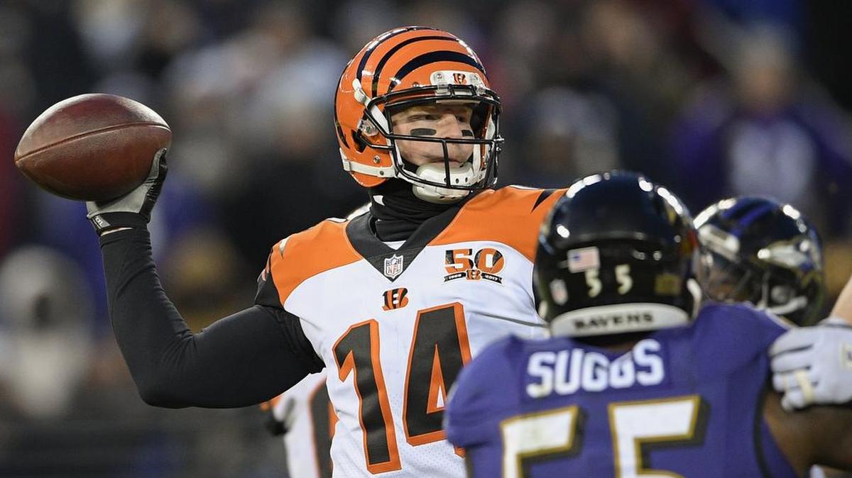 Bengals quarterback Andy Dalton, who played at TCU and lives in Fort Worth, helped put the Buffalo Bills in the playoffs for the first time in 17 seasons with a game-winning touchdown pass on Sunday against the Baltimore Ravens.
