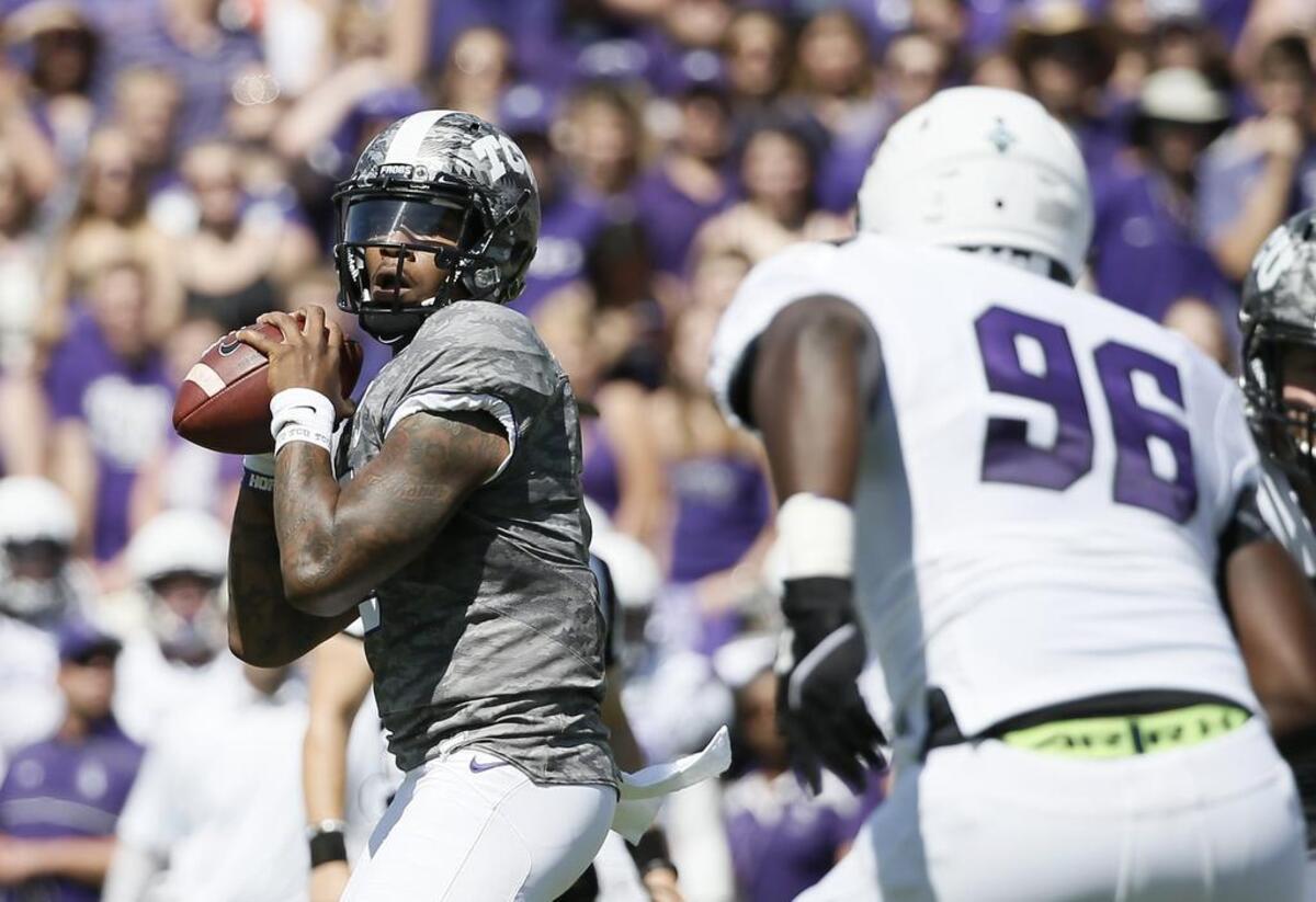 TCU quarterback Trevone Boykin threw four touchdown passes against Stephen F. Austin.