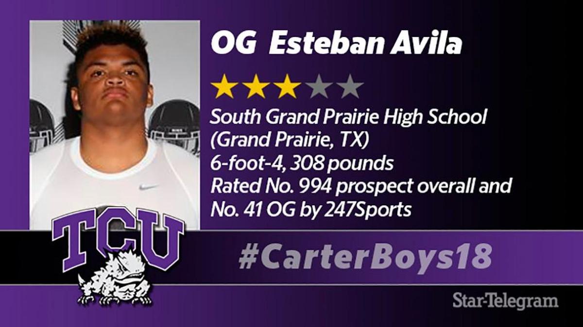 Esteban Avilia has signed with the Horned Frogs.
