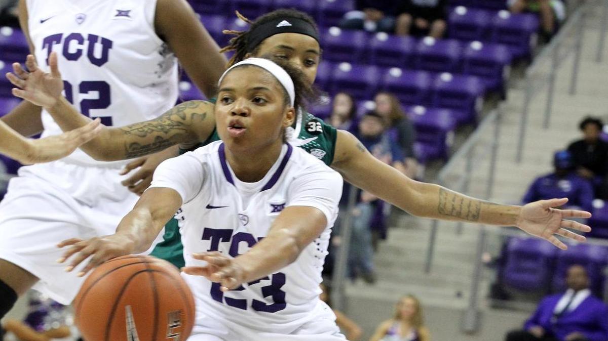 AJ Alix made 7 of 10 3-point attempts and scored a team-high 23 points in TCU’s victory.