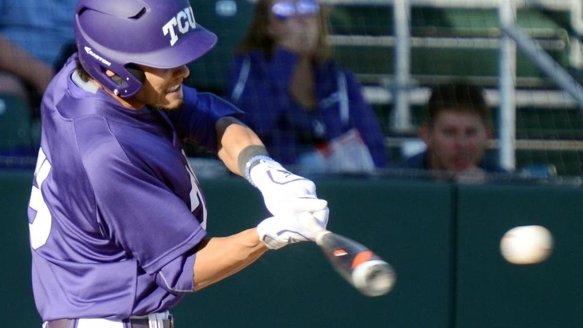 TCU’s Elliott Brazilli had a two-run double in the eighth inning Tuesday night against Rice and drove in an insurance run in the ninth as the Frogs improve to 13-3.