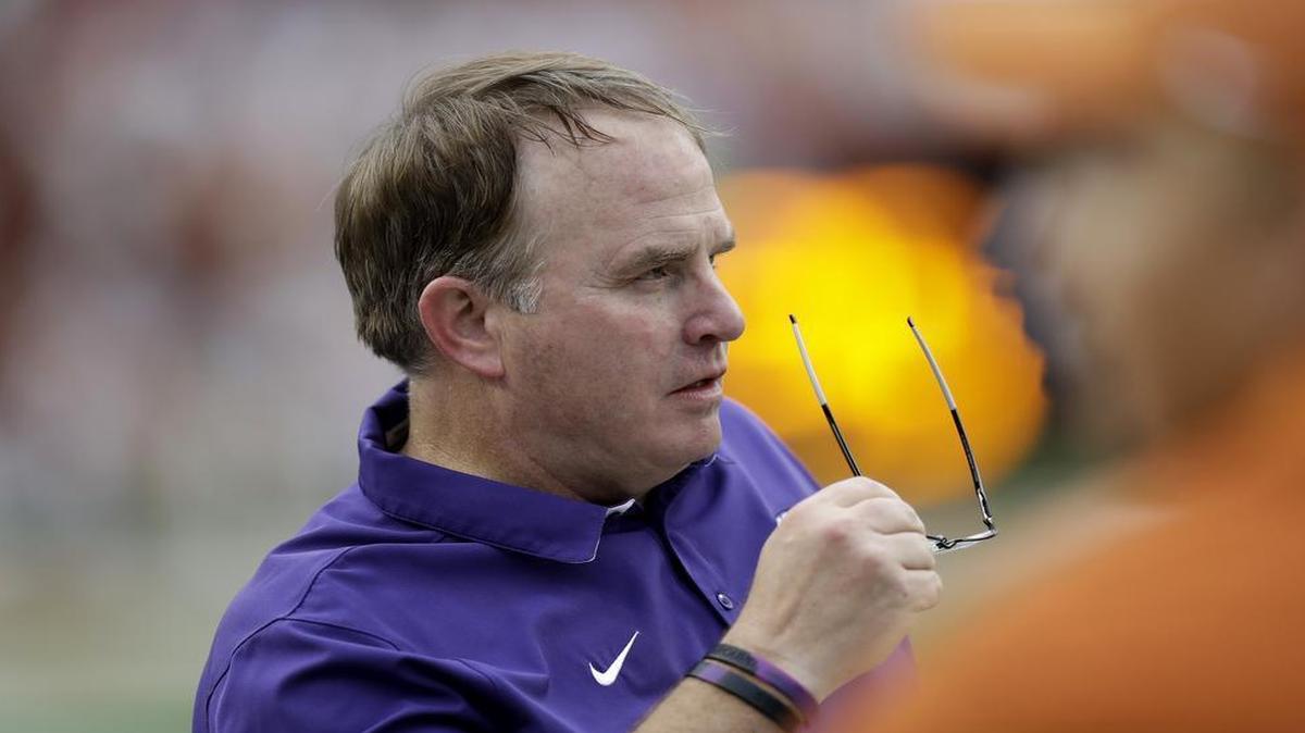 TCU coach Gary Patterson, pictured during the second half of a Nov. 25 game at Texas, says he knew years ago players would start opting out of bowl games to protect their future.