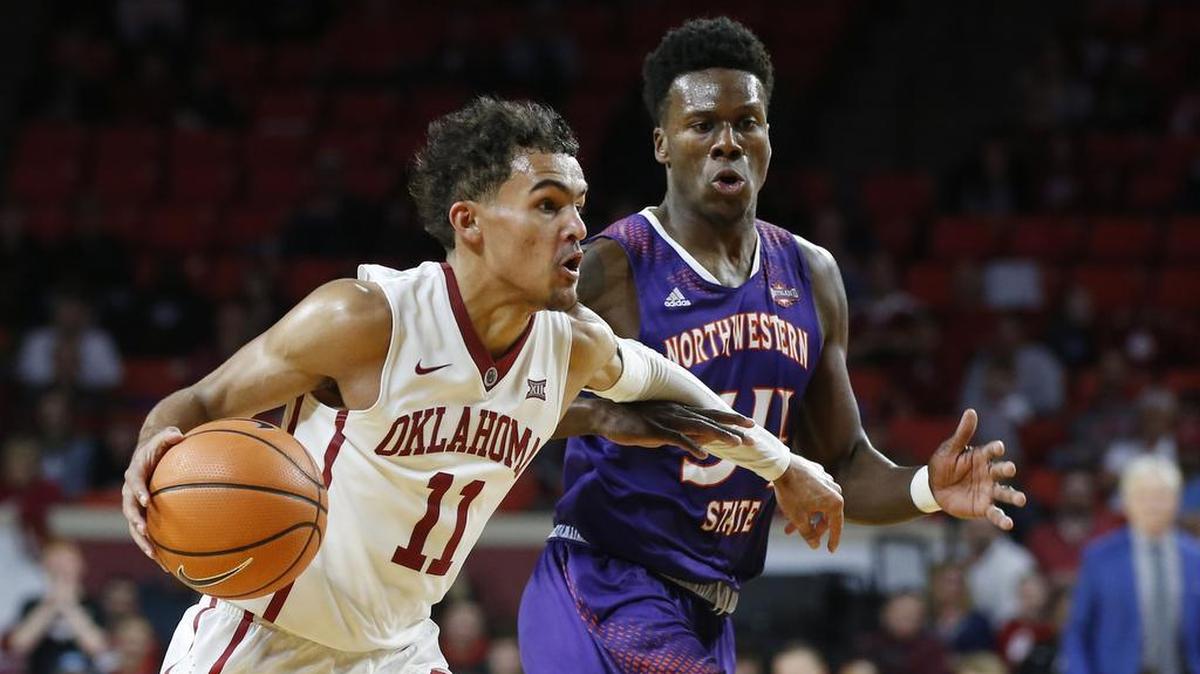 Oklahoma guard Trae Young (11) leads the country in points and assists. He’ll be the main focus for TCU on Saturday.