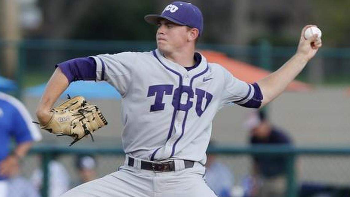 
Tyler Alexander will take the mound for TCU against UTA on Tuesday at Clay Gould Ballpark. Alexander was tagged for five runs in 6 
2/3
 innings in an 8-1 loss to UTA on March 31. 
